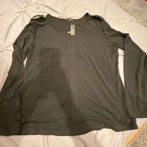 Black long sleeve top